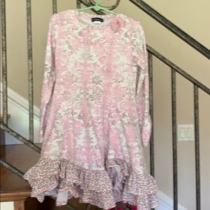 Girls size 7 Kate Mac pink dress